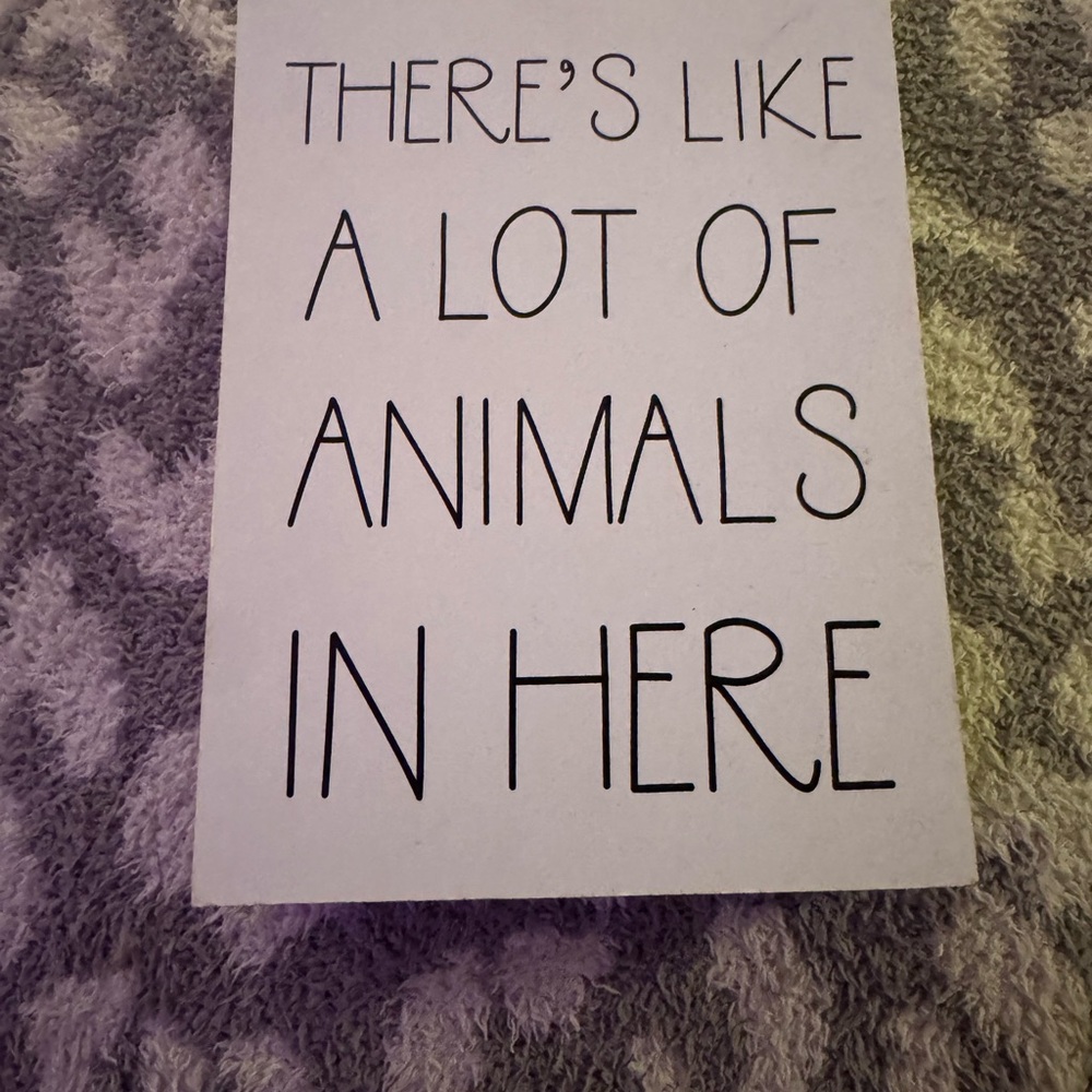 Animal-Themed Decorative Sign